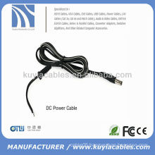 Black Copper DC Power Cable (1.5 m, with 2.1/5.5 jack)